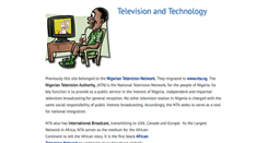 Desktop Screenshot of nta.com.ng